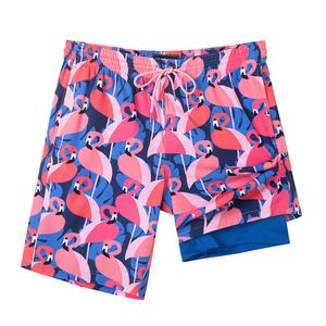 Шорты пляжные мужские Flamingo Island SURFCUZ, Flamingo Island