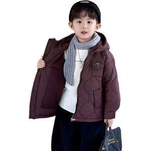 Детская утепленная куртка с капюшоном PROTECTCAMEL, coffee