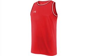 Баскетбольная майка унисекс красная Under Armour, красный