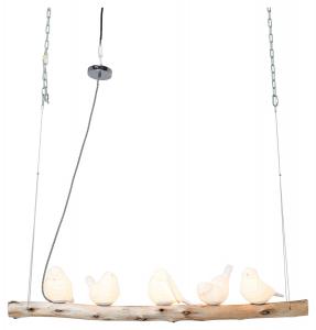 Подвесной светильник Kare-Design, 120x120x15 см, натуральный/белый