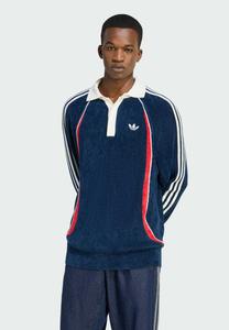 Поло Adidas Originals RETRO REMIX TEAMGEIST POLO, Night Indigo Better Scarlet Off White/Blue
