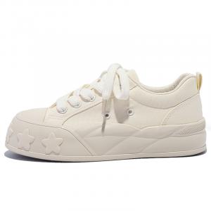 Miss Zhang Нескользящие, дышащие, низкие кроссовки для скейтбординга, увеличивающие рост, женские, бежевые