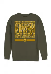 Моя мотоциклетная толстовка Henry Tiger, Olive