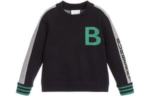 Детский свитер Burberry, темно-синий