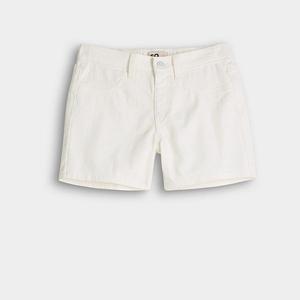 Джинсовые шорты для девочек 6-20 лет на резинке, размеры regular и plus So, Modern White