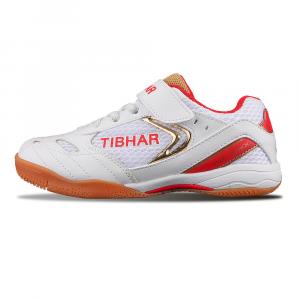 Кроссовки для тренировок с противоскользящим покрытием, износостойкие, дышащие, с поддержкой равновесия для детей TIBHAR, белый/красный