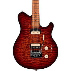 Ernie Ball Music Man Axis Super Sport Quilt Top Электрогитара Жареный Янтарь