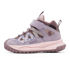 Устойчивые к скольжению, износостойкие, термостойкие детские высокие кроссовки Kids' Lifestyle BOBDOG, фиолетовый