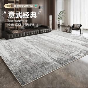 Budis Ковер 200х350 см из плюша для гостиной, утолщенный, моющийся, водостойкий, серый, петлевой ворс, Weimeng, антибактериальный и устойчивый к пятнам