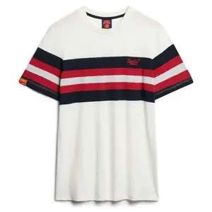 Футболка с коротким рукавом Superdry Essential Stripe, белый