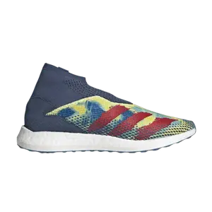 Кроссовки Pharrell x Arsenal x Predator.1 Human Race 'Bruised Banana', синий