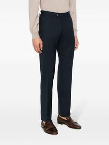 Boggi Milano брюки строгого кроя средней посадки, синий