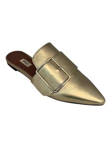 Bally Hamelin 6223284 Женские шампань кожаные пряжкой мюли, золотой