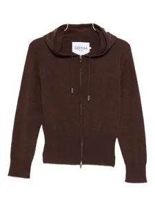 Свитшот на молнии Gotha, коричневый