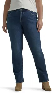 Lee Women's Plus Size Ultra Lux Comfort with Flex Motion Straight Leg Jean