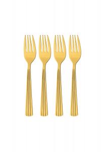 Вилки для торта, серия Афины, 4 шт., нержавеющая сталь Афины Gräwe, gold