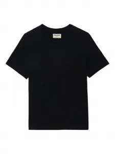 Футболка с короткими рукавами и логотипом Zadig&Voltaire, черный