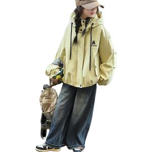 Ветровка для подростков осень-зима Disney, желтый