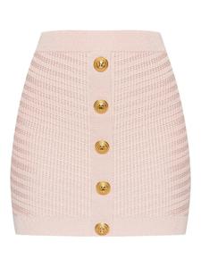 Юбка трикотажная Balmain, розовый