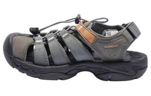 TOREAD Пляжные сандалии мужские серо-черные