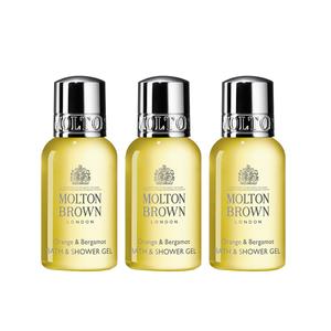 Ароматические гели для душа с успокаивающим очищением Molton Brown, mandarin оранжевый buddha hand mandarin 30ml x 3
