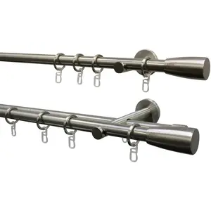 Концевой элемент для карнизной штанги коллекции SCHÖNER WOHNEN Конус Ø 20 мм серия Einzelprogramm Leon Ø 20 мм Schöner Wohnen-Kollektion, Edelstahl-optik