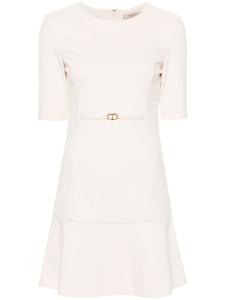 TWINSET платье мини Oval-T, нейтральный цвет
