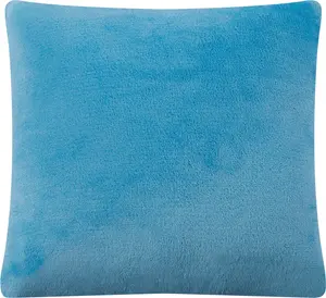 Наволочка, декоративная подушка, чехол для подушки, плюшевая фланель, 40х40 см, 1/2/4 комплекта, количество: 4 штуки, цвет: синий Mixibaby