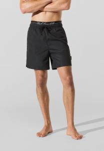 Шорты для плавания KARL LAGERFELD DOUBLE WAISTBAND MEDIUM, Black