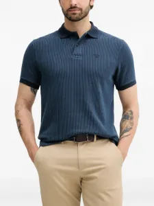 Рубашка поло с вышивкой Barbour, синий