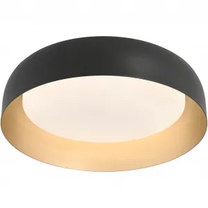 JUST LIGHT Потолочный светильник «OSKO», 1 лампочка, источник света Светодиодная панель | Постоянно встроенный светодиод, светодиод, пульт дистанционного управления, радио в комплекте, черный