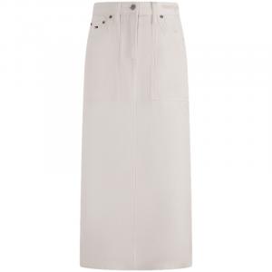 Повседневная короткая юбка женская Tommy Hilfiger, белый