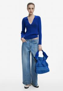 Сумка Desigual MEDIUM PERFORATED, Blue/Blue Denim