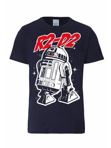 Футболка Star Wars - R2-D2 темно-синего цвета Logoshirt