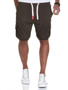 Тканевые шорты Amaci&Sons, хаки
