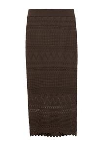 Миди юбка s.Oliver, Dark brown