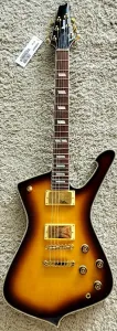 Электрогитара Ibanez Iceman модель IC420FMVLS, отделка Violin Sunburst