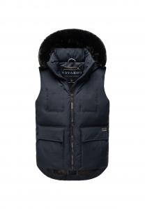 Стеганый жилет Коричный зайчик XIV NAVAHOO, темно-синий