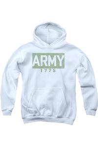 U.S. ARMY Block Youth Толстовка с капюшоном Gildan, белый