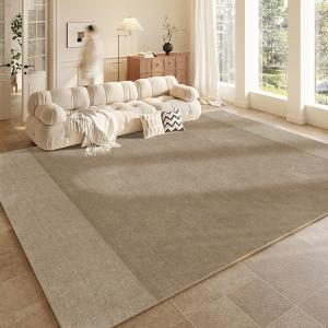 Budis Ковер 240х400 см для гостиной/спальни в французском стиле, моющийся, утолщенный, waterproof, full coverage