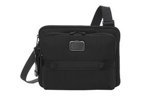 TUMI Альфа Браво Полиамидная наплечная сумка через плечо мужская черная