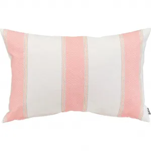Декоративная подушка Forna с цветными полосками, наволочка с наполнителем, 1 штука H.O.C.K., Coral/weiß + gestreift