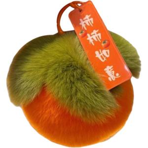 Талисман удачи плюшевый брелок для ключей кукла персик 9 см высота ROUERXIONG