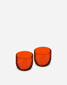 Набор из 2 бокалов-шотов ручной работы из муранского стекла Dolce&Gabbana, мультиколор