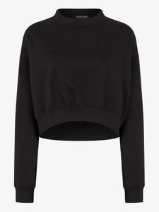 Укороченная толстовка Roberto Cavalli, черный