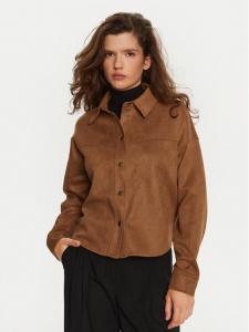 Куртка из искусственной кожи, стандартного кроя Jdy, коричневый