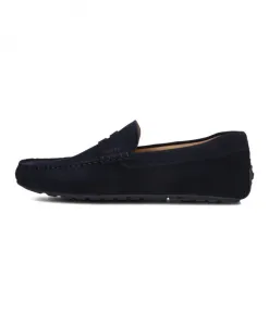 Синие замшевые мокасины для мужчин Hugo, синий