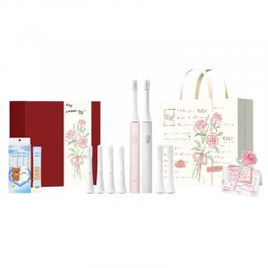 Mi T100 электрическая зубная щетка парный лимитированный набор, ультратонкие мягкие щетинки, звуковая вибрация, водонепроницаемость IPX7, T100 Xiaomi