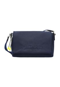 Сумка через плечо, магнитная кнопка, переднее отделение, женская PICARD, темно-синий