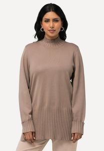 Джемпер STEHKRAGEN LANGARM Ulla Popken, песочный